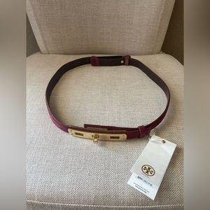 Tory Burch Cabernet “Brynn” Belt